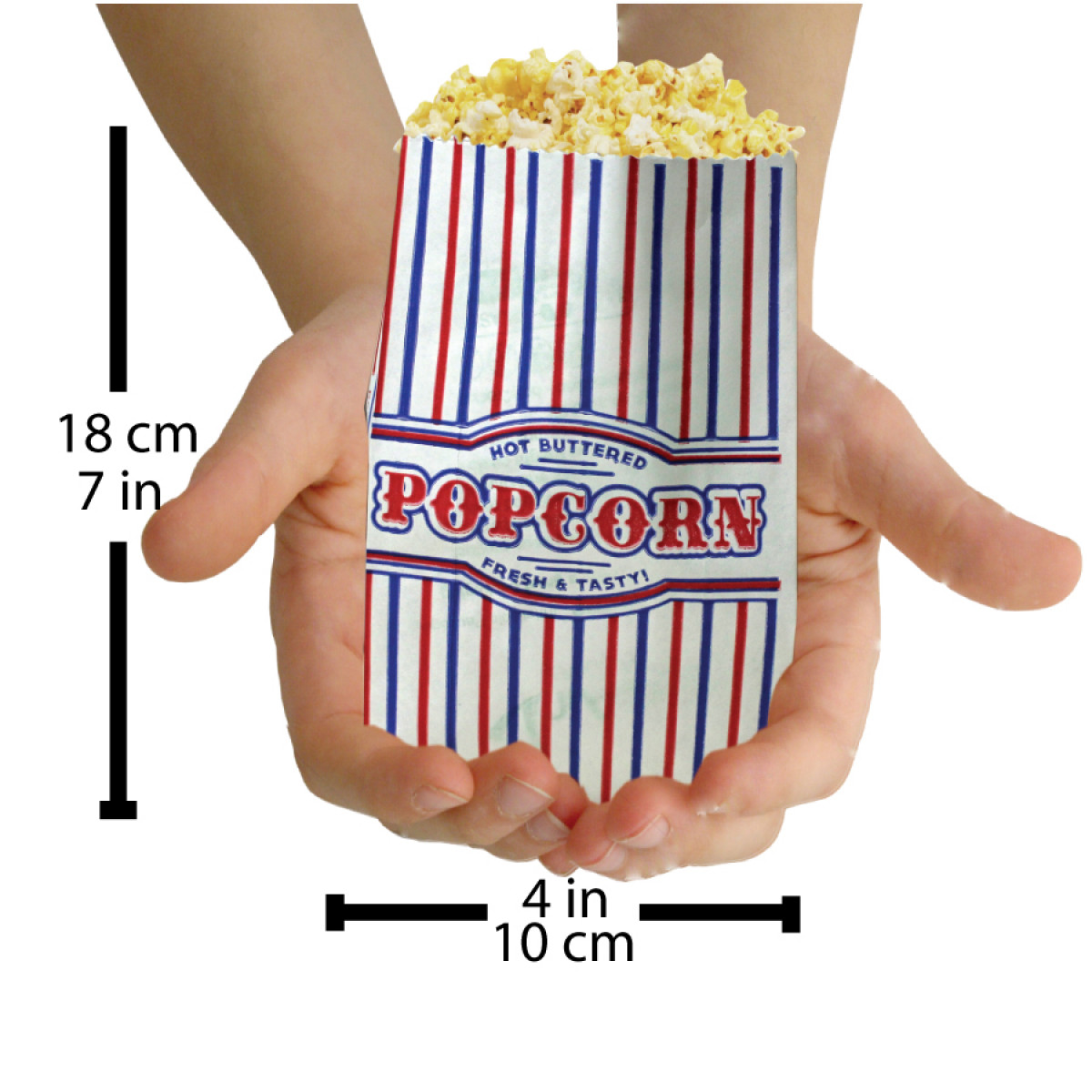 300 Pieces Paper Popcorn Bags 1 Oz Popcorn Container India  Ubuy