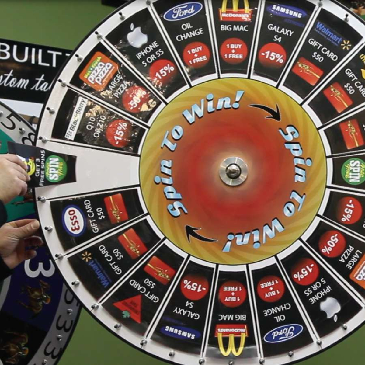 Prize Wheels Raffle Drums Popcorn Machines Plinko Carnival