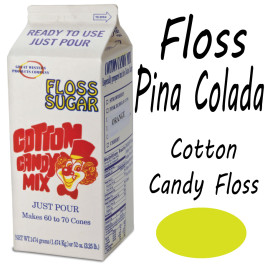 Cotton Candy Floss - Pina Colada 3.25 Lbs carton 