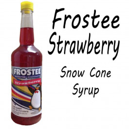 Snow Cone Syrup - Strawberry 1 QT Bottle