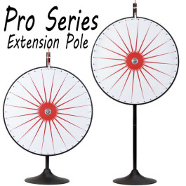 36 Inch Dry Erase White Prize Wheel  with Bonus Extension Base 