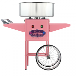 Cotton Candy  Machine with cart - Commercial Grade WITHOUT BUBBLE SHIELD 