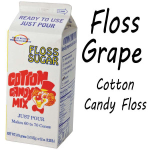 Cotton Candy Floss - Grape 3.25 Lbs carton 