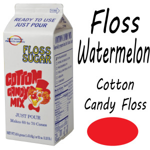 Cotton Candy Floss - Watermelon 3.25 Lbs carton 