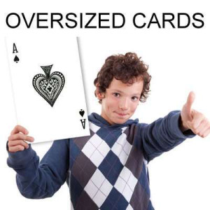 Super Jumbo Oversize Playing Cards 8.25"x11.75"