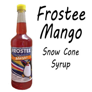 Snow Cone Syrup - MANGO 1 QT Bottle