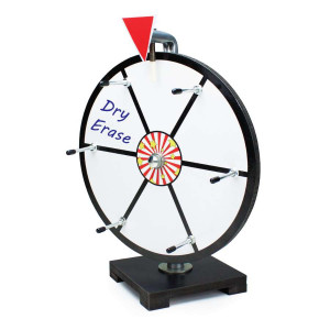 12 Inch Mini Dry Erase White Prize Wheel  : Entry Level 