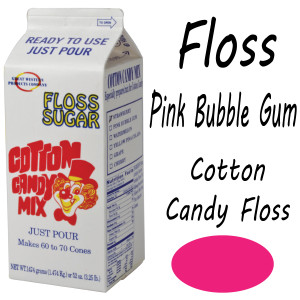 Cotton Candy Floss - Pink BubbleGum 3.25 Lbs carton 