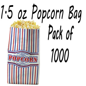 1000 POPCORN BAGS 1.5 OZ