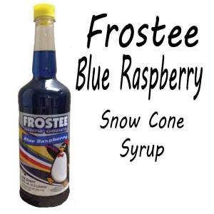 Snow Cone Syrup - BLUE RASPBERRY 1 QT Bottle
