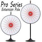 36 Inch Dry Erase White Prize Wheel  with Bonus Extension Base 