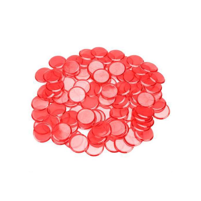 300 Pack of Bingo chips RED