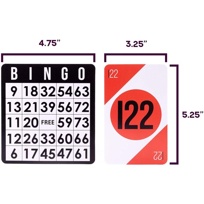 Bingo Royale Bundle: 1,000 Chips, 100 Cards, and a Jumbo Deck of Calling Cards by Royal Bingo Supplies