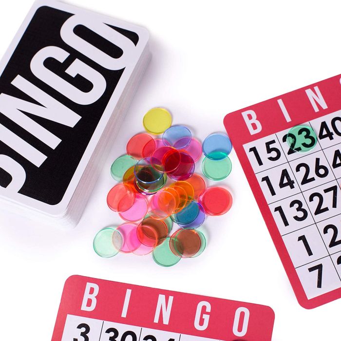 Bingo Royale Bundle: 1,000 Chips, 100 Cards, and a Jumbo Deck of Calling Cards by Royal Bingo Supplies