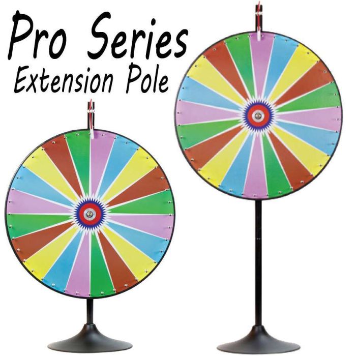 36 Inch Dry Erase Colour Prize Wheel  with Bonus Extension Base 
