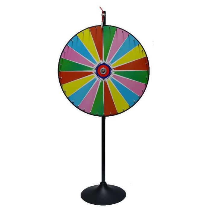 36 Inch Dry Erase Colour Prize Wheel  with Bonus Extension Base 