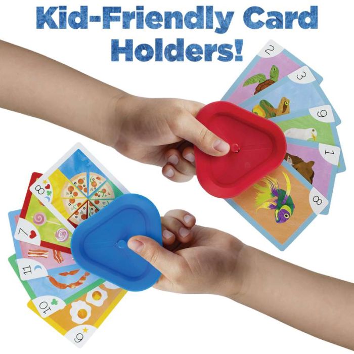 Set of 4 Classic Children's Card Games with 2 Card Holders