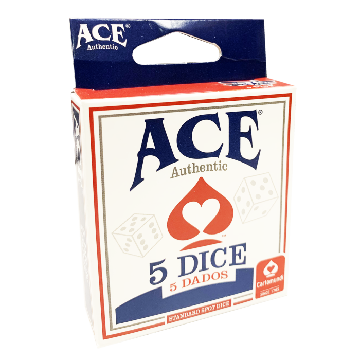 Cartamundi ACE Playing Dice Pack of 15 - 16mm Dice 