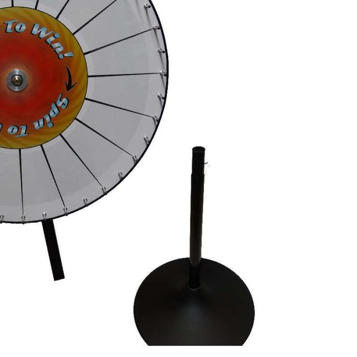 REFURBISHED 36 Inch DRY ERASE Prize Wheel with Bonus Extension Base 