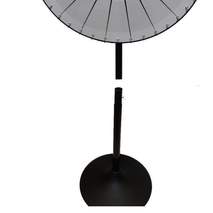 36 Inch Pocket Insert Customizable Prize Wheel with Bonus Extension Base 