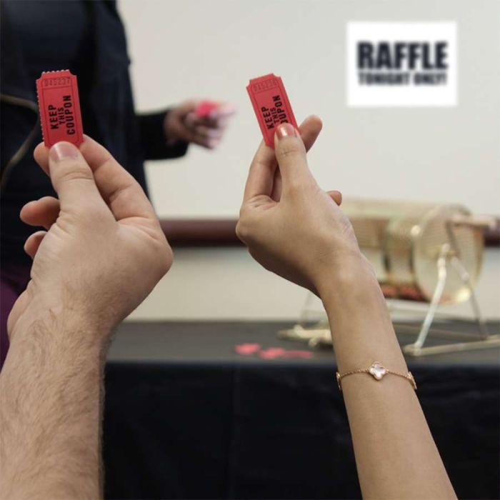 Raffle Tickets 2000 ct Double Roll Tickets - Red