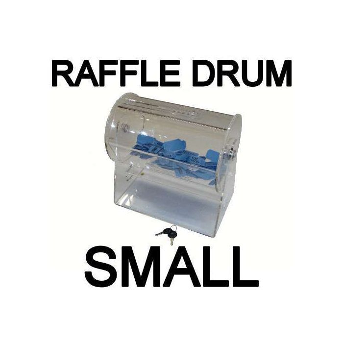 Raffle Drum ACRYLIC SMALL Holds up to 2,000 Tickets 