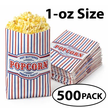 500 POPCORN BAGS 1 OZ